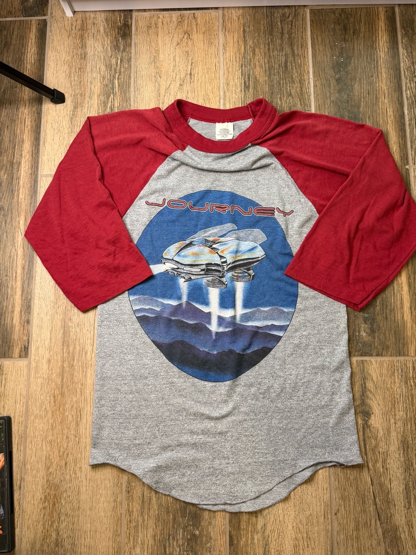 Vintage 1982 Journey Escape Tour Shirt E5C4P3 Authentic size M Single Stitch! 9