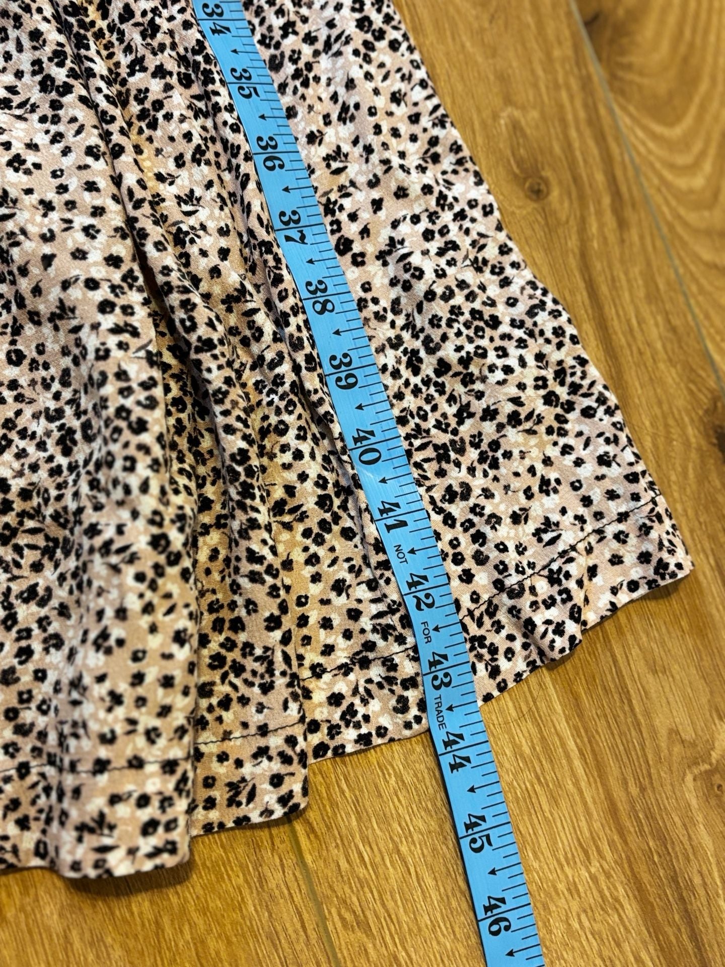 Gentle Fawn Leopard Print Tie Front Smocked Maxi Dress XS 9