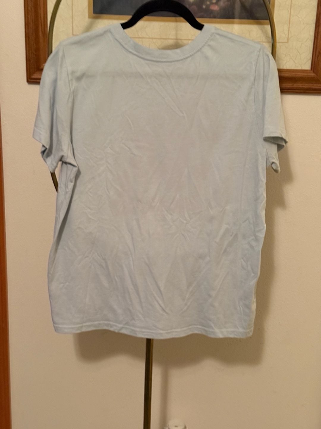 Wrangler Long Live Cowgirls Graphic T-Shirt Size M Light Blue 3