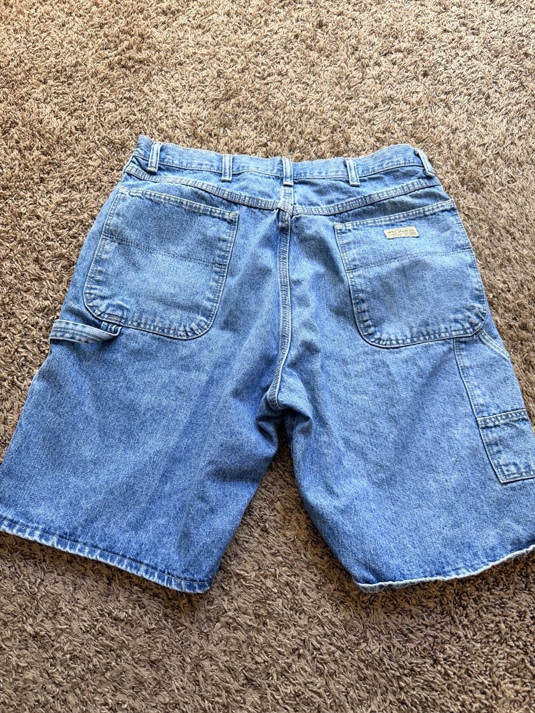 Wrangler Jean Co. Denim Cargo Shorts Size 34 Blue 3