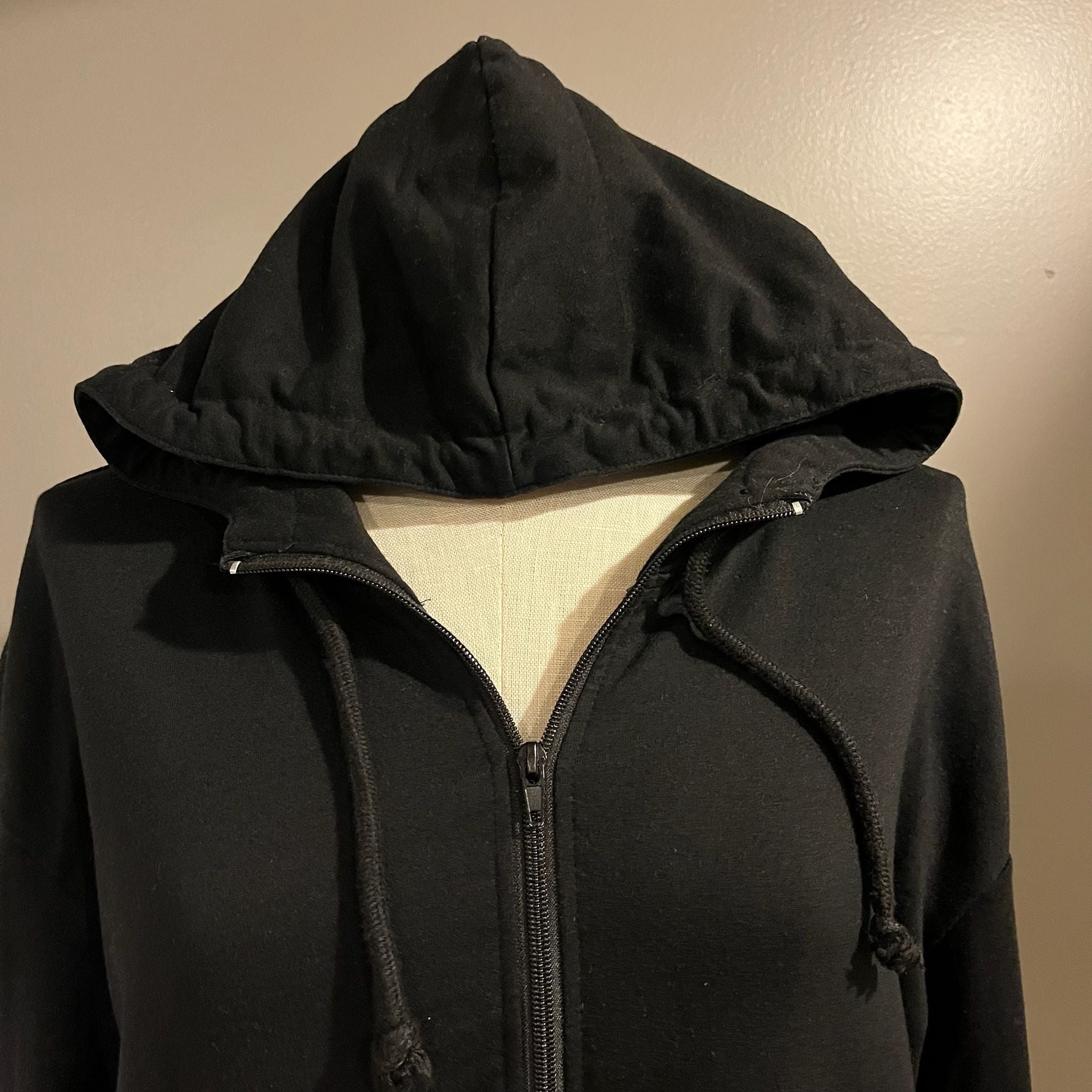 Unbranded Black Quarter Zip Hoodie Pullover XL 7