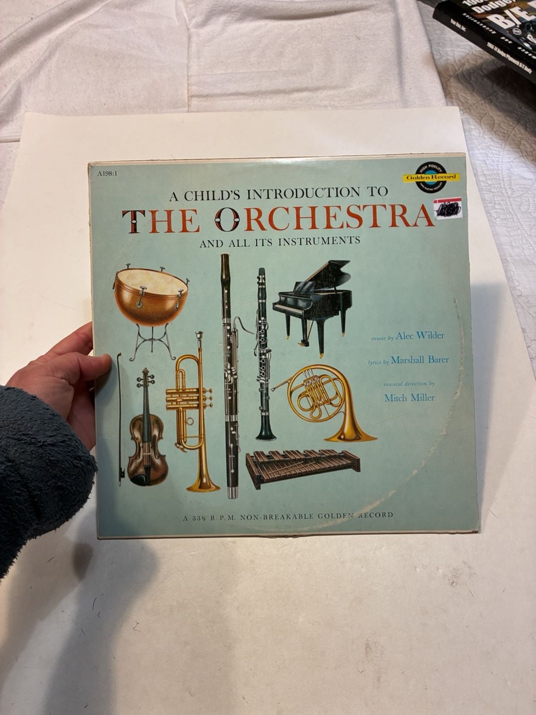 A Child's Introduction to the Orchestra Golden Record Vinyl LP A198:1 1
