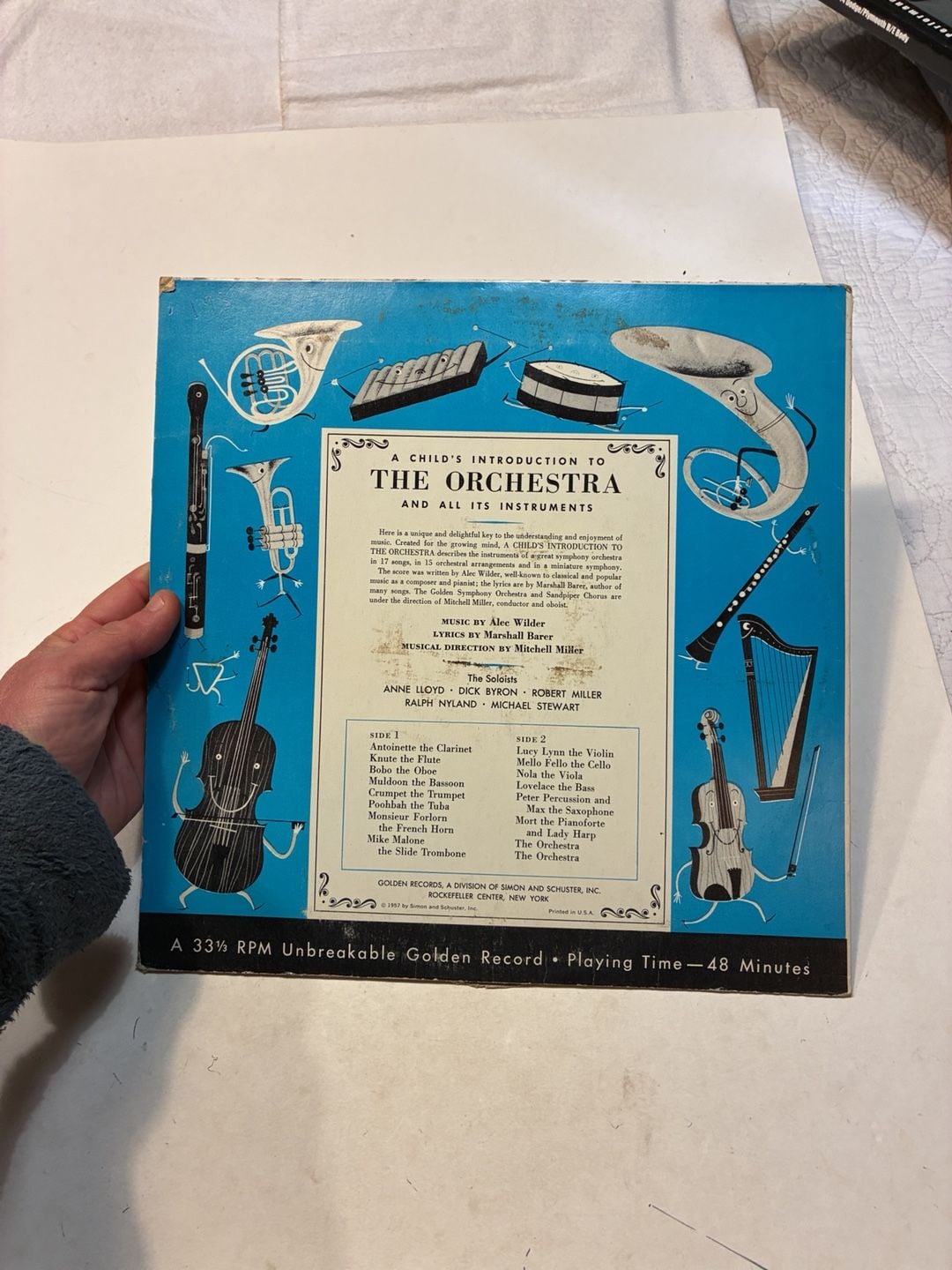 A Child's Introduction to the Orchestra Golden Record Vinyl LP A198:1 2