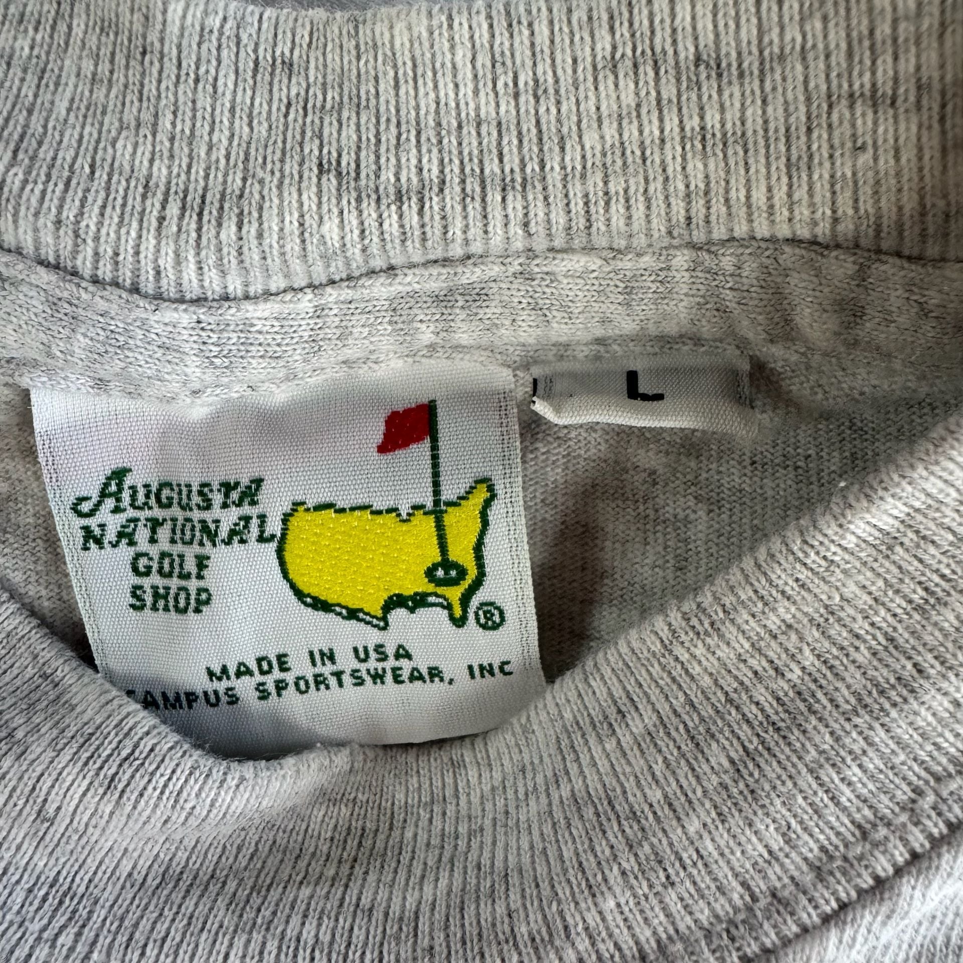 Vintage 90s Augusta National Golf Shop Masters T-Shirt kids Size L USA 4