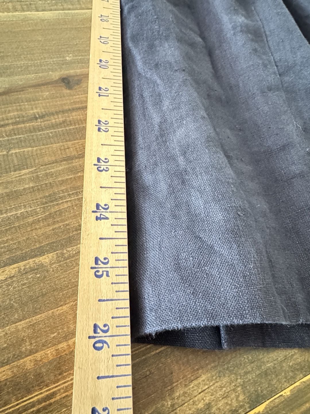 Amanda Smith II Pure Linen Double Breasted Blazer Blue Jacket 9