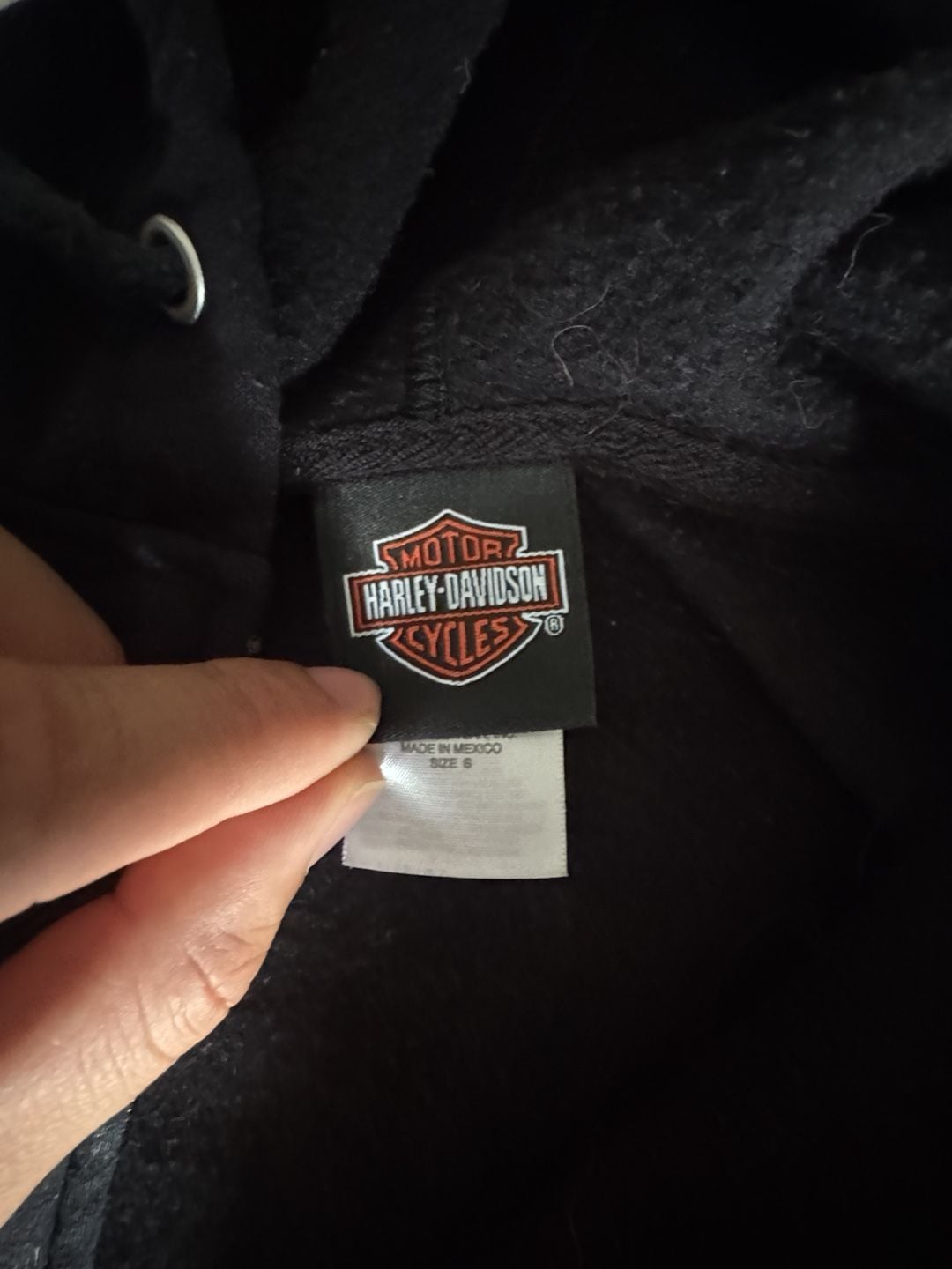 Harley Davidson Gainesville Florida Zip Up Hoodie Size S 4