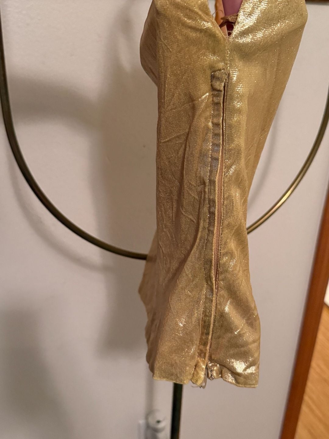 Gotham Original Vintage Gold Metallic Tank Top 4