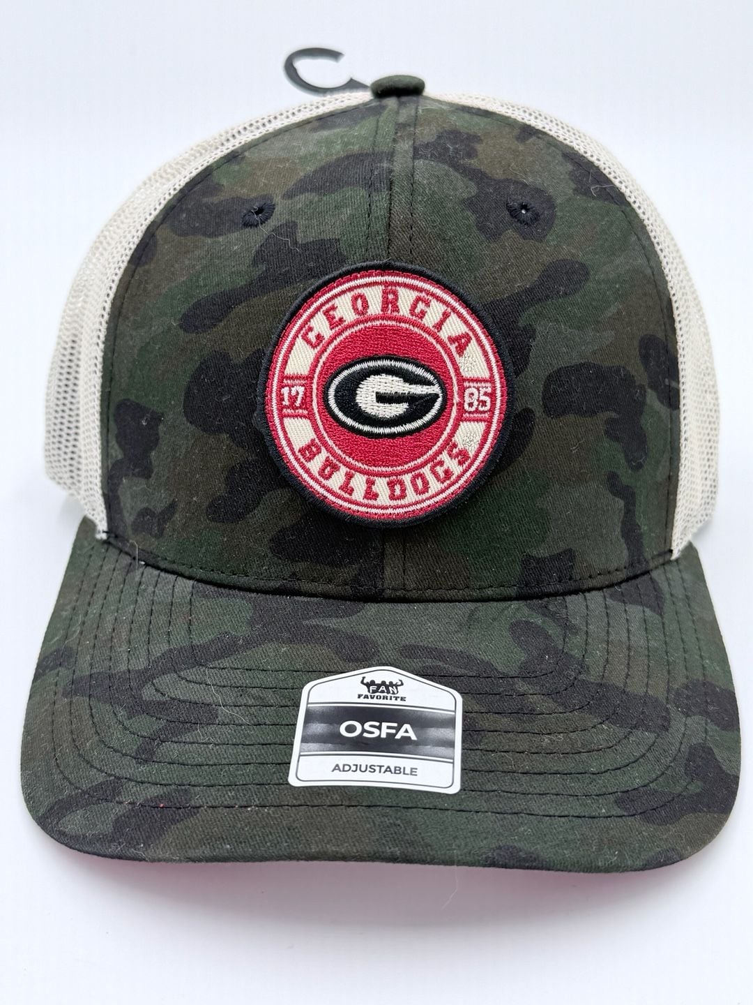 Fan Favorite Georgia Bulldogs Camo Mesh Trucker Hat OSFA New With Tags 2
