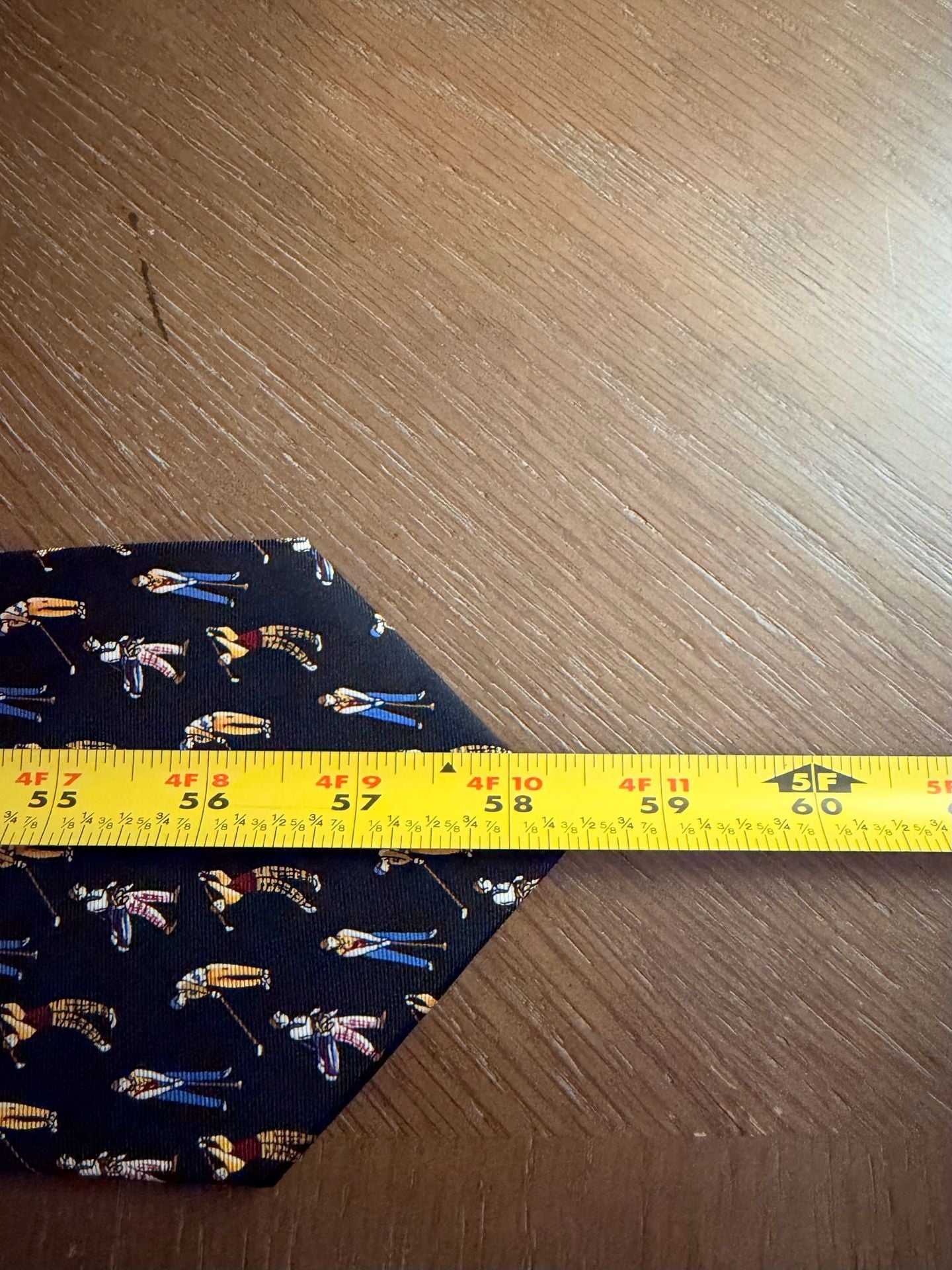 Vintage Umberto Bossi Golf Tie All Silk Italian Novelty Necktie 2