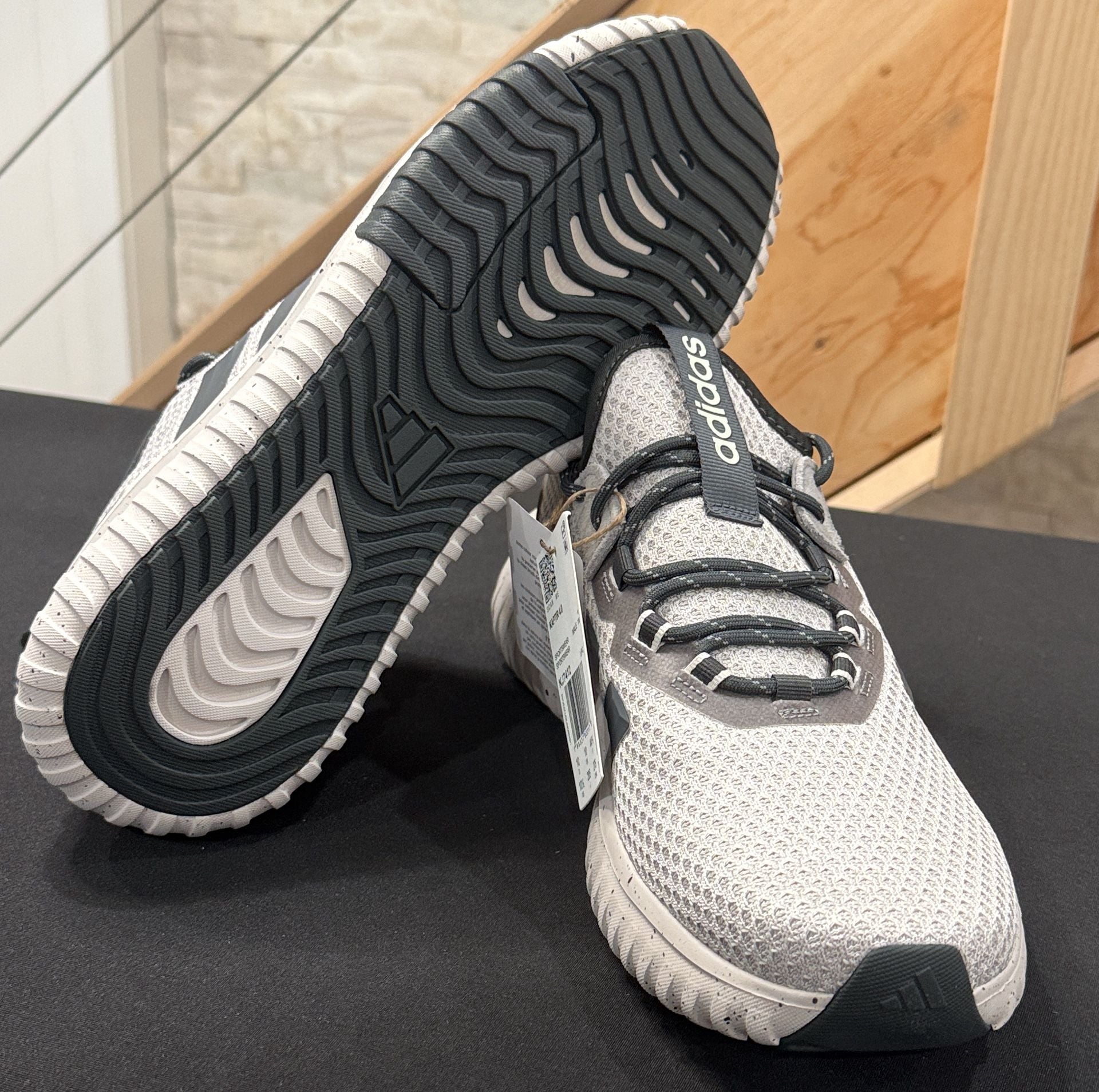 Adidas Kaptir 4.0 Size 10.5 Gray Cloudfoam Athletic Sneakers 4