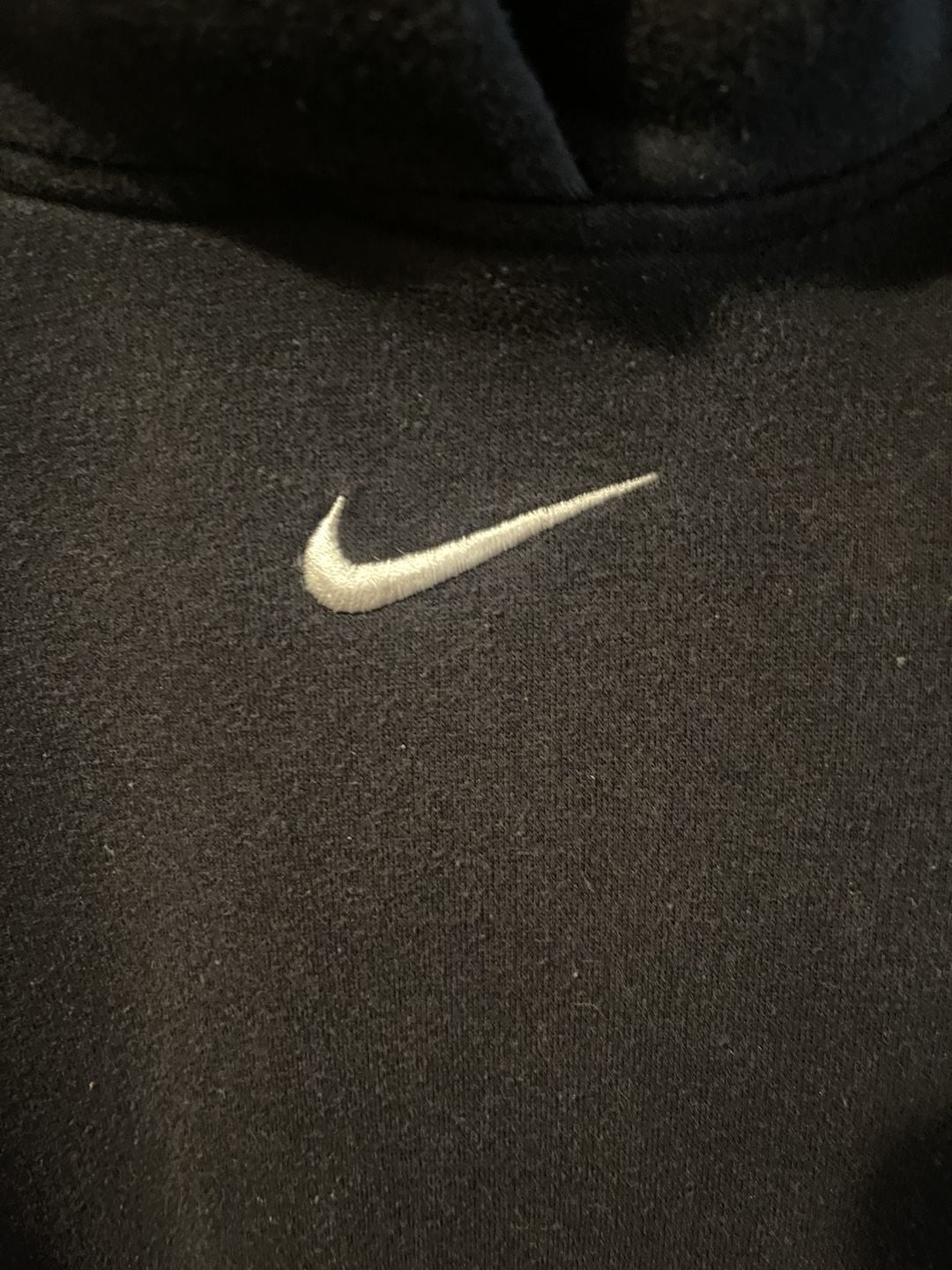 Nike Center Swoosh Hoodie Size XS Black Fleece 3