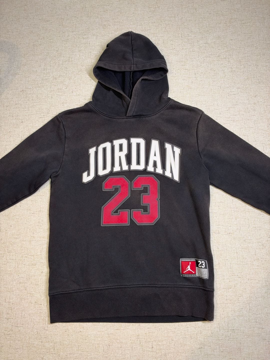 Youth Jordan 23 Hoodie Black 2