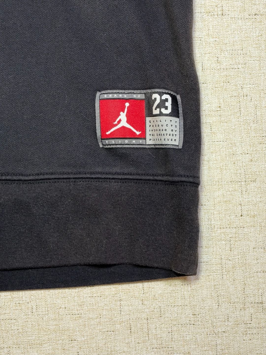 Youth Jordan 23 Hoodie Black 4