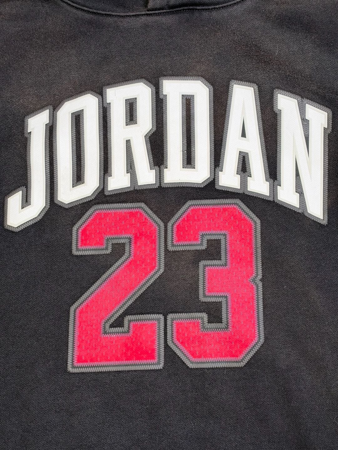 Youth Jordan 23 Hoodie Black 5