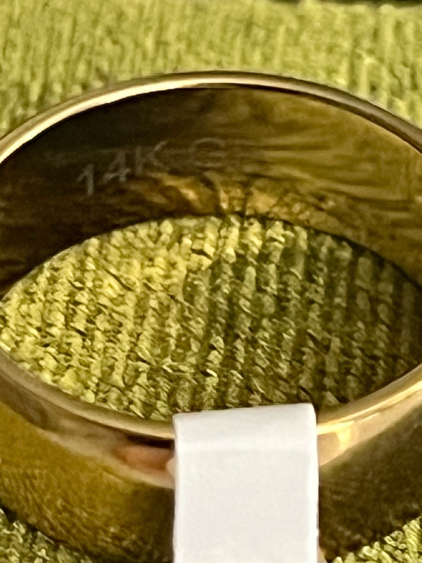 14K GF Tungsten Polished Finish 8mm Band Size 9 5