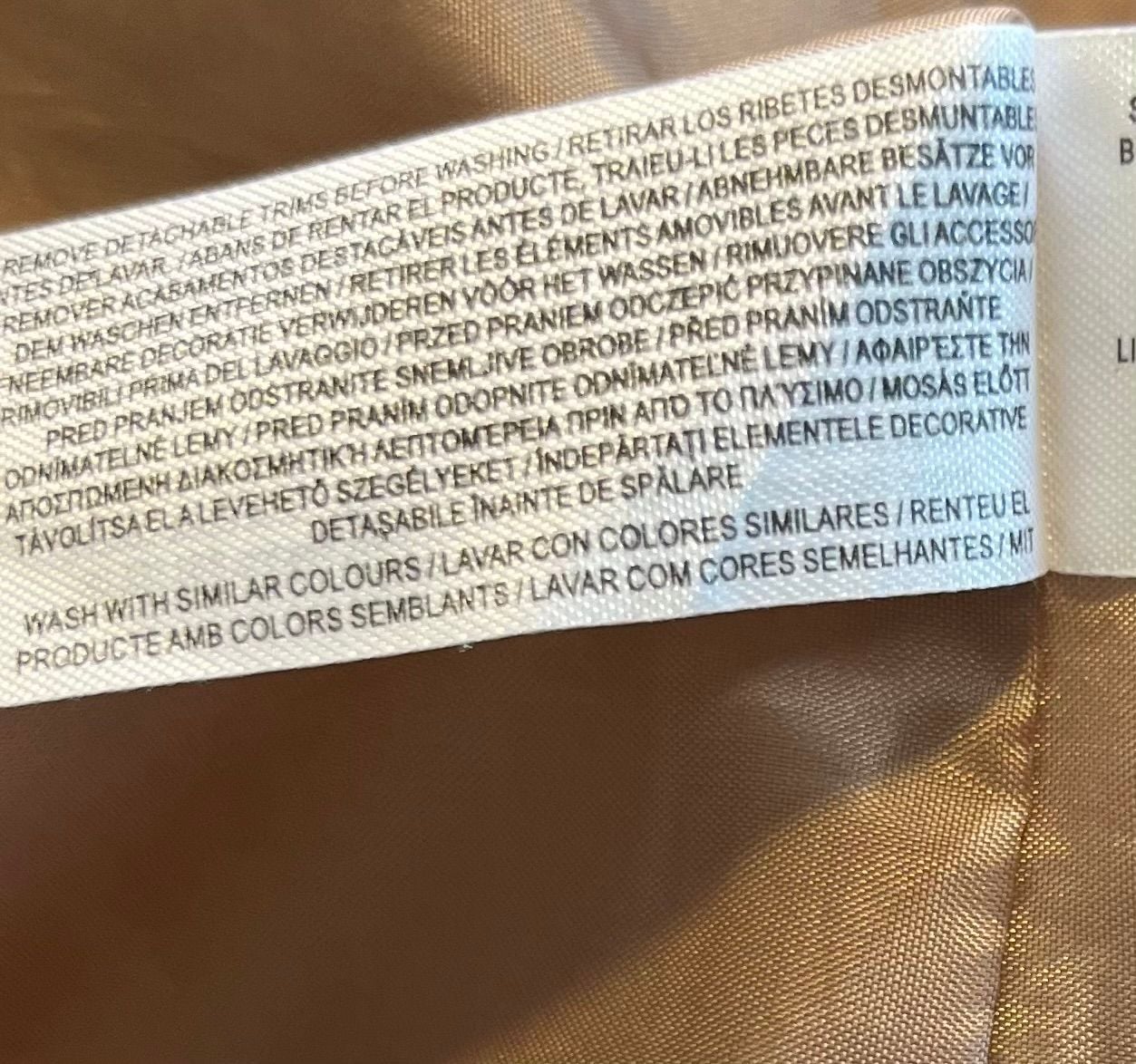 Fall Trench Coat Size- Tan Double Breasted Belted 10