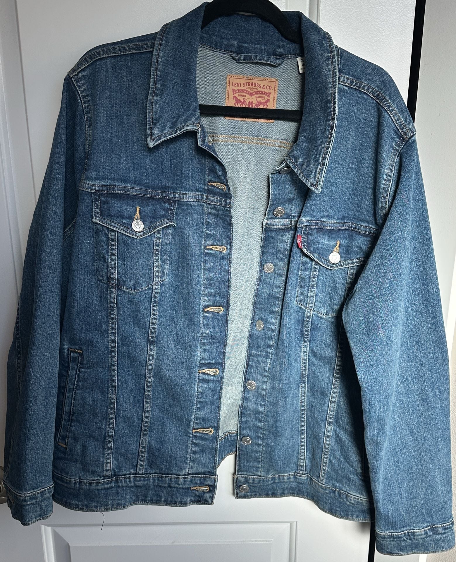 Levi Strauss & Co. Denim Trucker Jacket Size 3X Blue 2