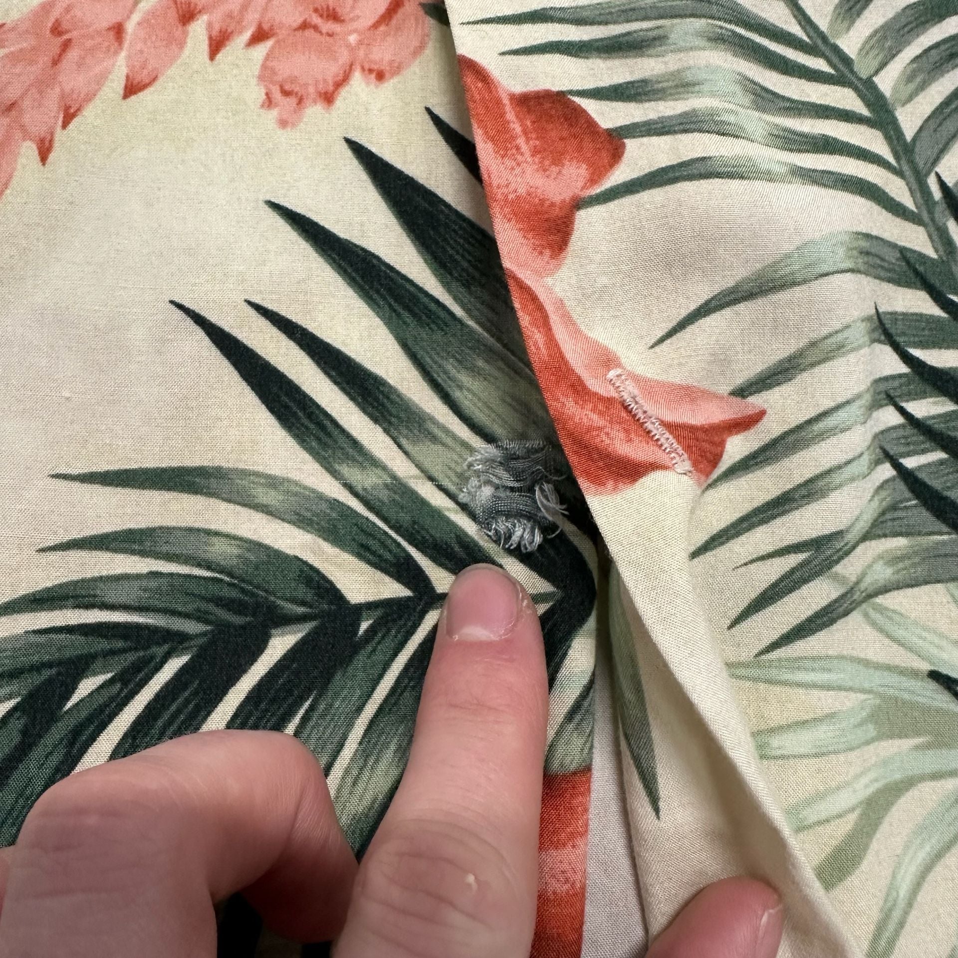 Vintage Paradise Found Honolulu Hawaii Hawaiian Aloha Shirt Tropical Floral XL 7