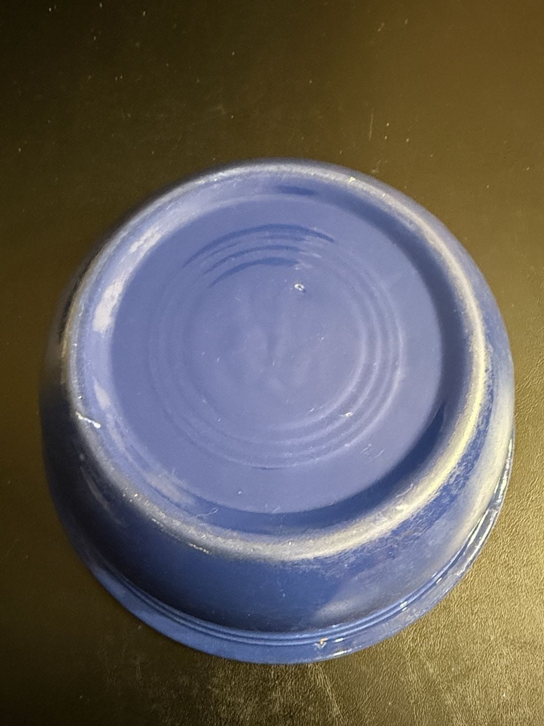 Fiesta Covered Casserole Bowl Lapis Blue Ceramic 4
