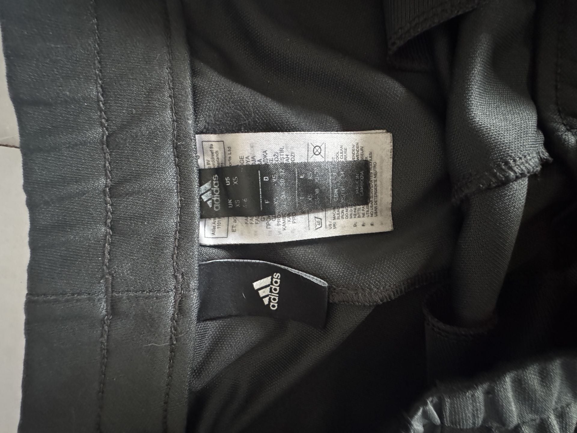 Adidas Track Pants Size XS Black Athletic Activewear 4