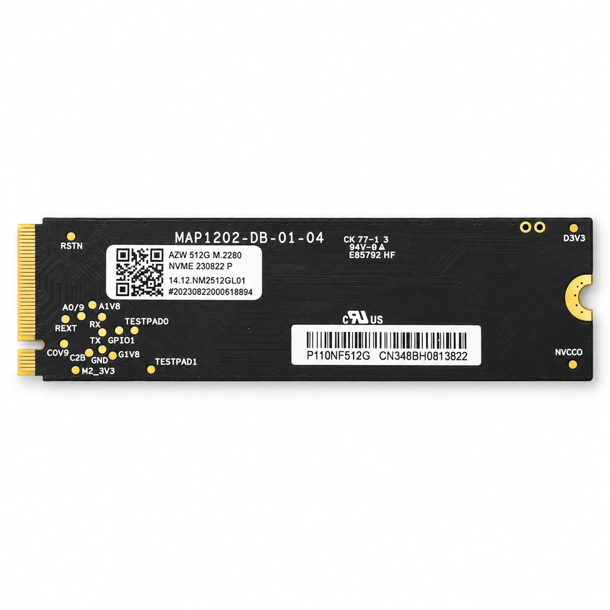 AZW MAP1202-DB-01-04 512GB M.2 2280 NVMe SSD 3