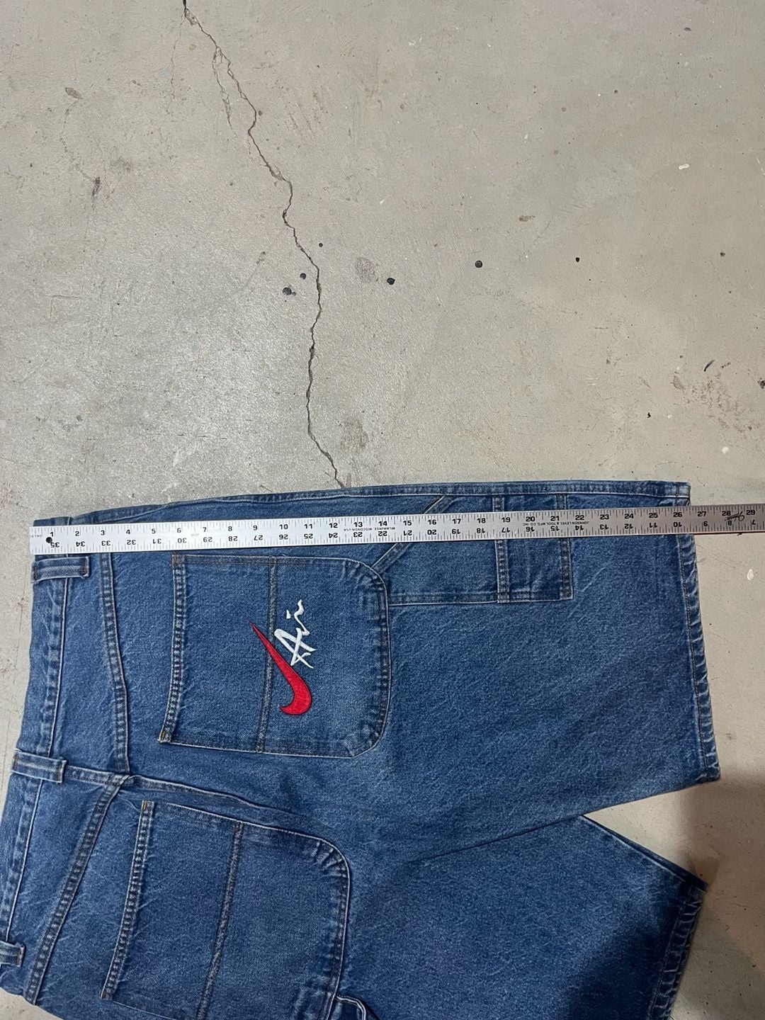 90’s Nike Air Denim Carpenter Shorts 9