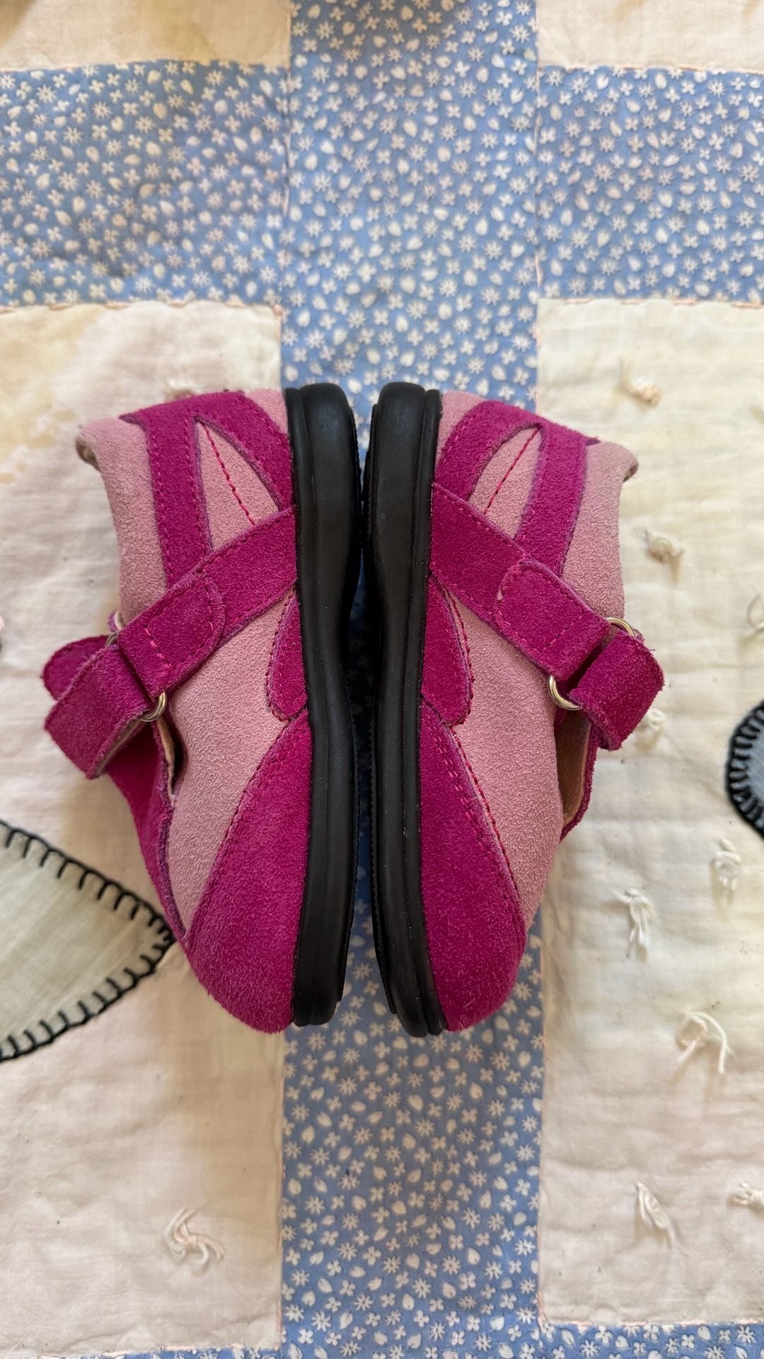Little Soles Toddler Shoes Size 21.5 Pink Leather 4