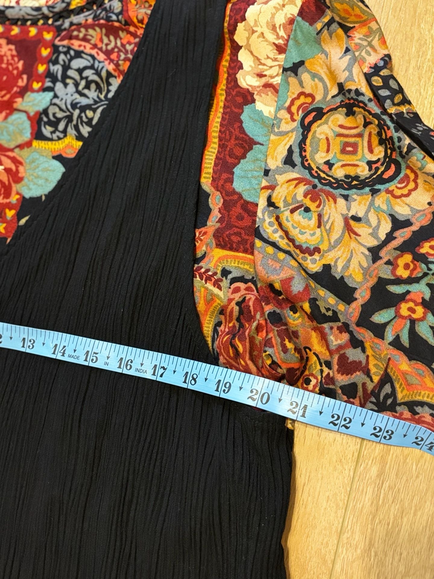 Anthony Mark Hankins 2 Piece Skirt Vest Set Size 12 Boho Floral 7