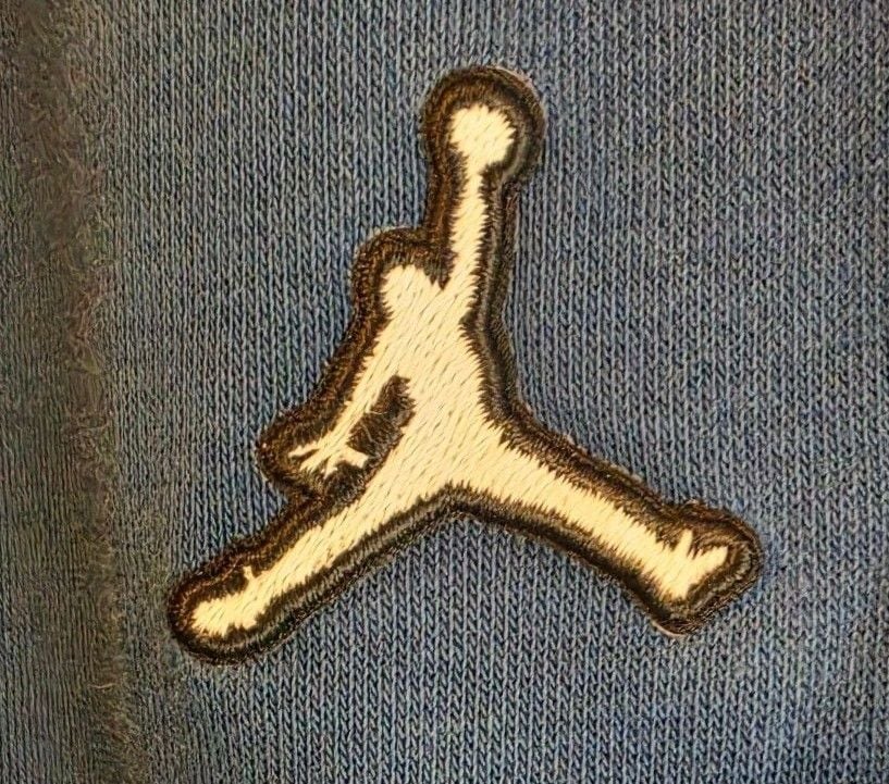 Jordan Sweatpants Size M Blue Fleece Joggers 4