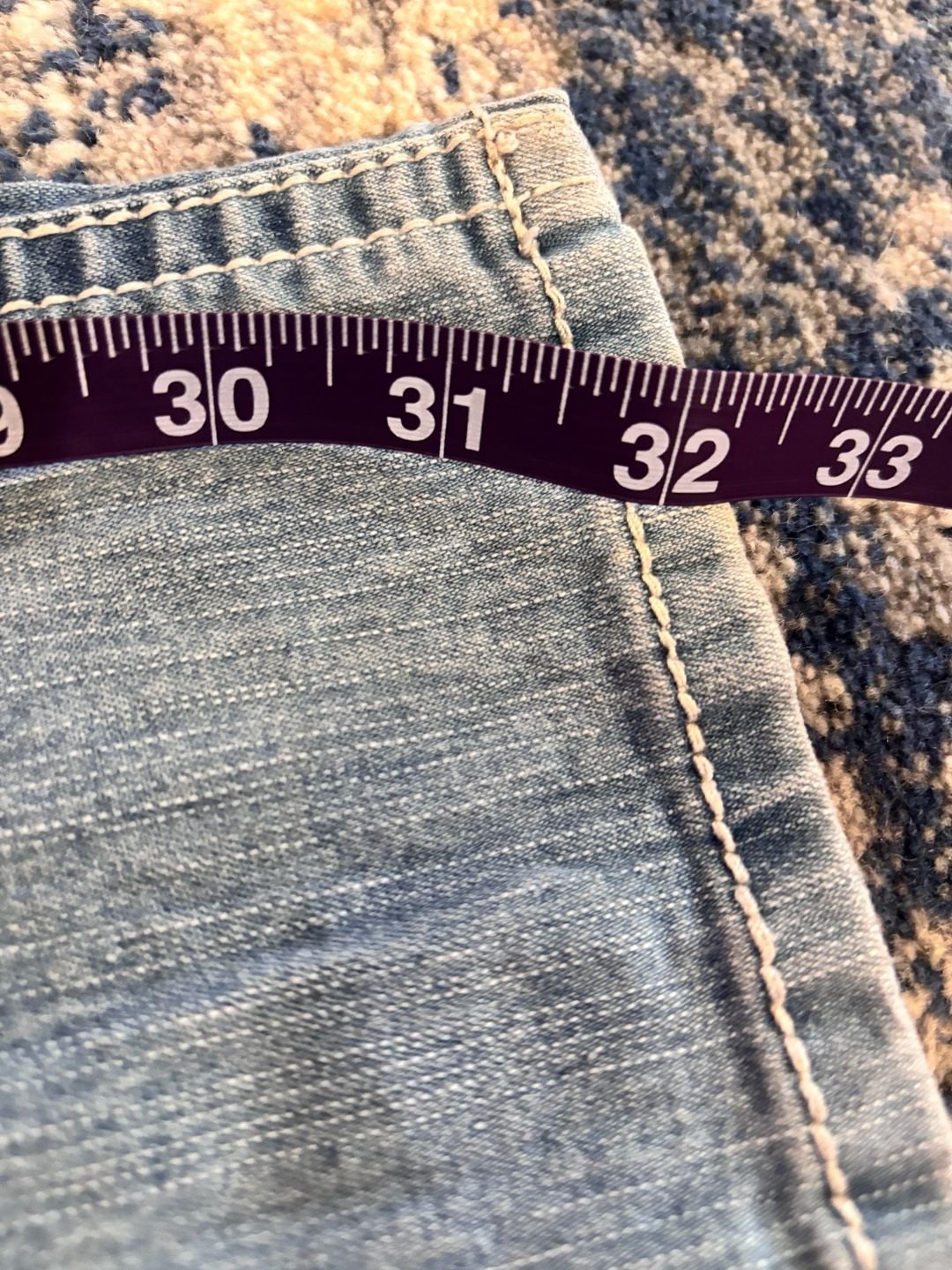 Real Jeans Embroidered Cross Bootcut Jeans Size 34x32 10