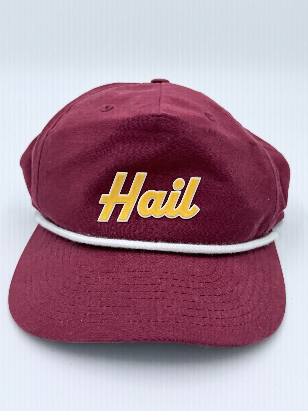 Washington Commanders Hail Rope Snapback Hat Maroon Red Gold Yellow Richardson 2