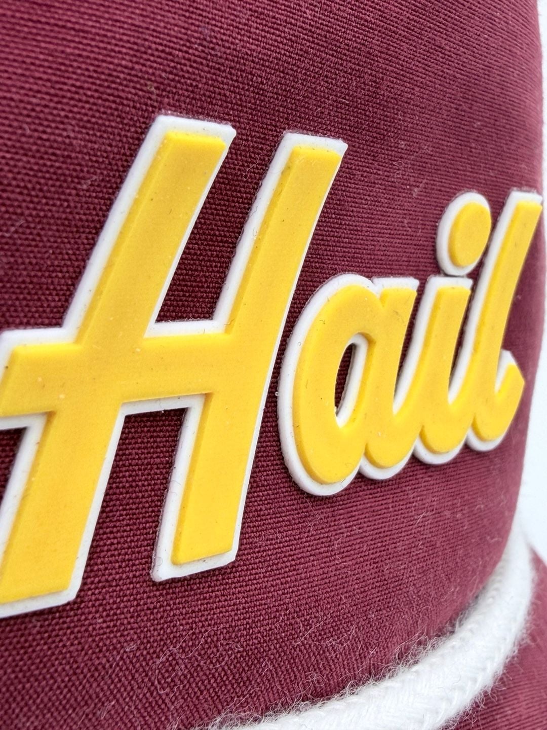 Washington Commanders Hail Rope Snapback Hat Maroon Red Gold Yellow Richardson 3