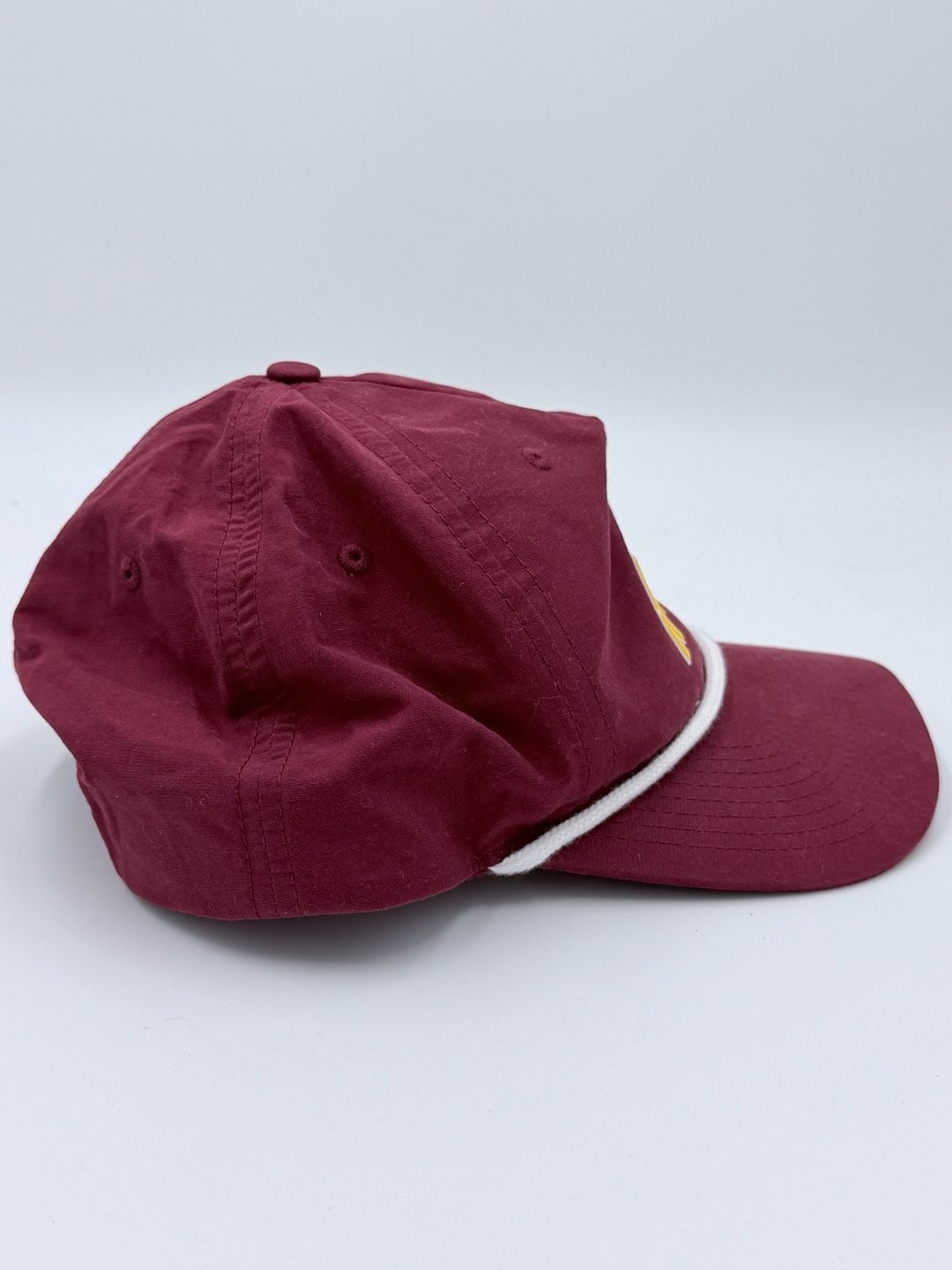 Washington Commanders Hail Rope Snapback Hat Maroon Red Gold Yellow Richardson 4