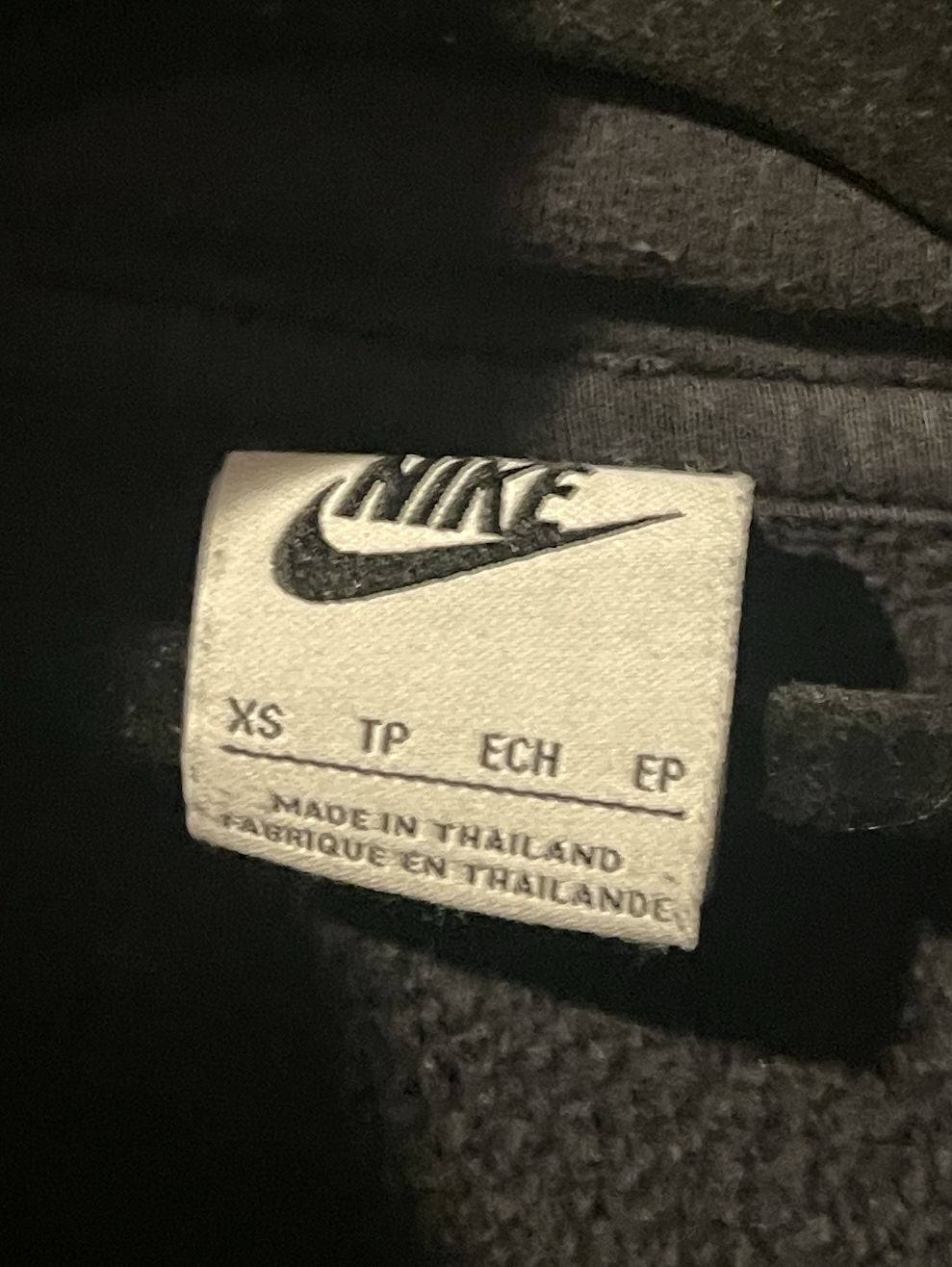 Nike Full Zip Hoodie Size XS Black Embroidered Swoosh 6