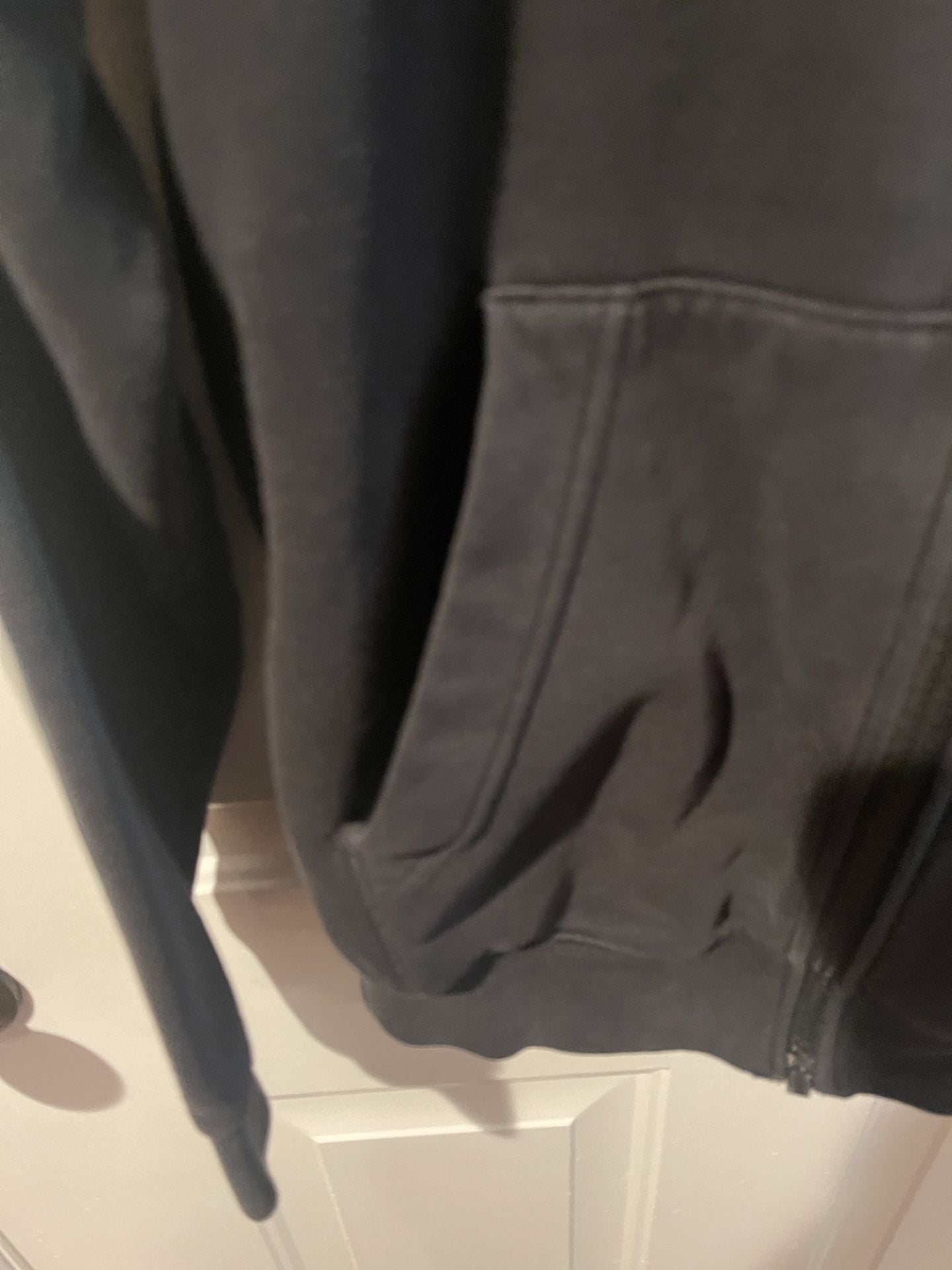 Nike Full Zip Hoodie Size XS Black Embroidered Swoosh 8
