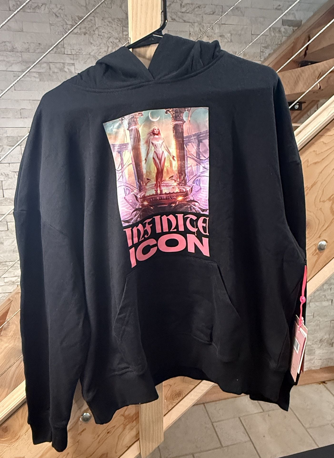 Paris Hilton Infinite Icon Tour Hoodie Black 2