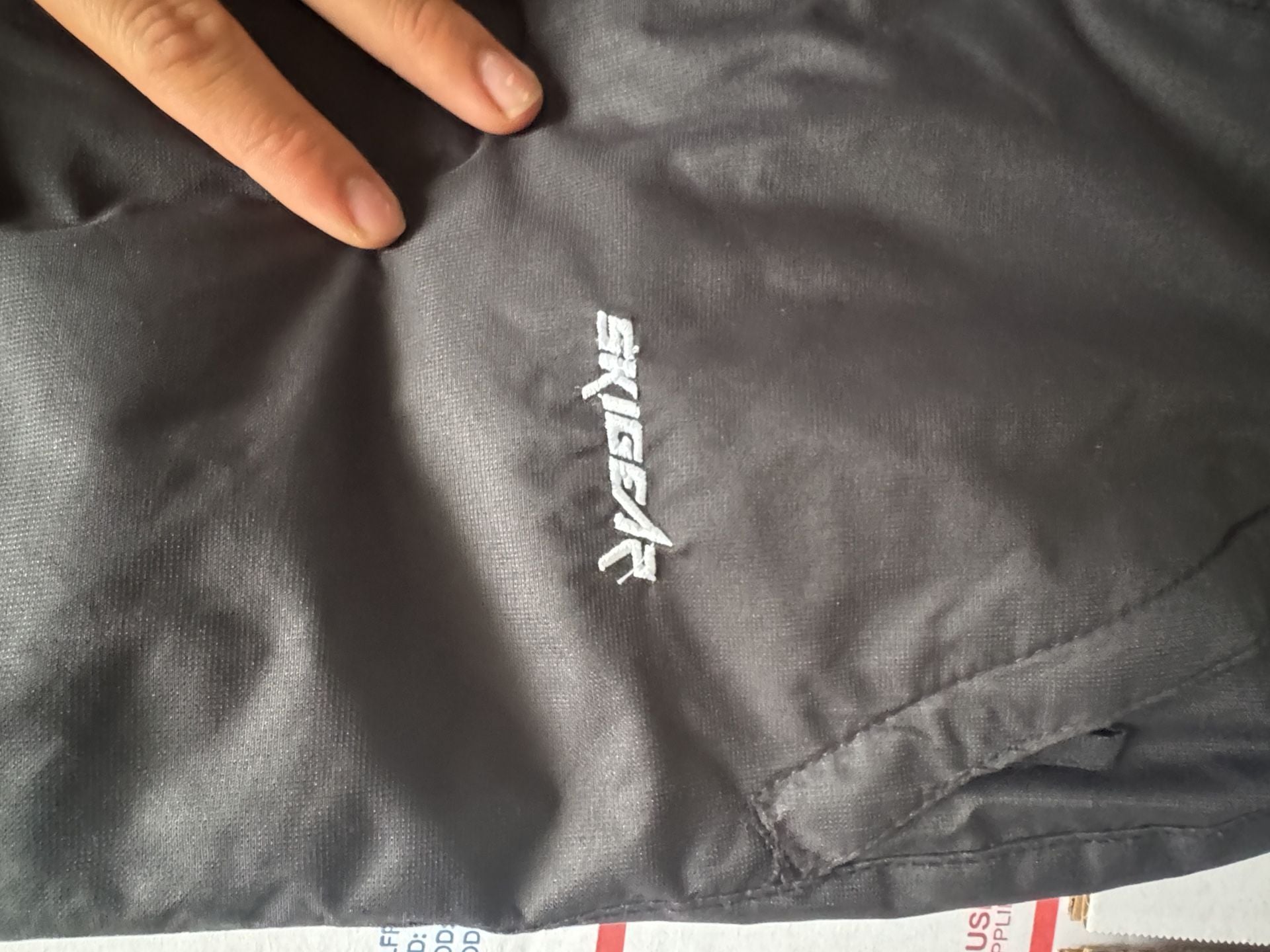 Skigear Women's Ski Pants Size S S/P Black Snow Waterproof 3