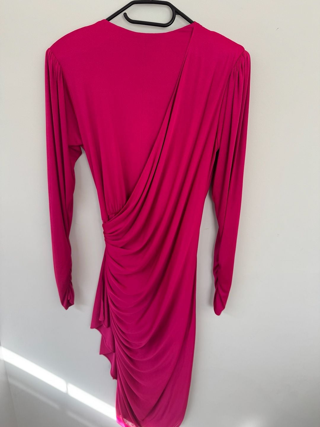 Vintage Tadashi Neiman Marcus Dress Size 12 Fuchsia Rhinestone Accent 3