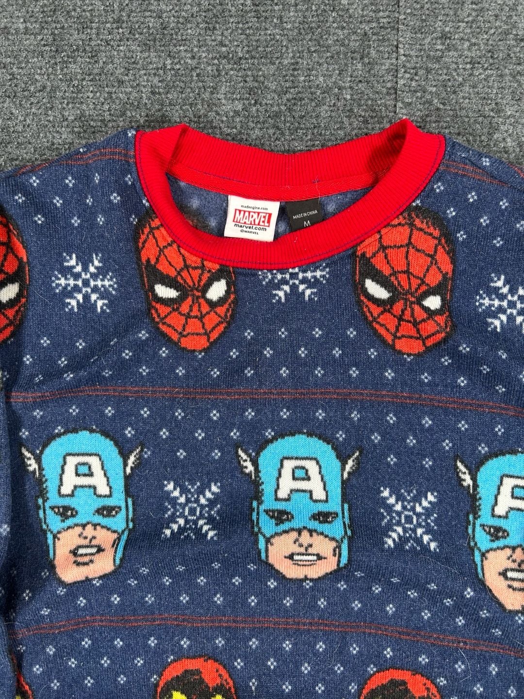 Marvel Xmas Sweater. 1970's/80's Marvel Characters. Ugly Christmas Sweater 2