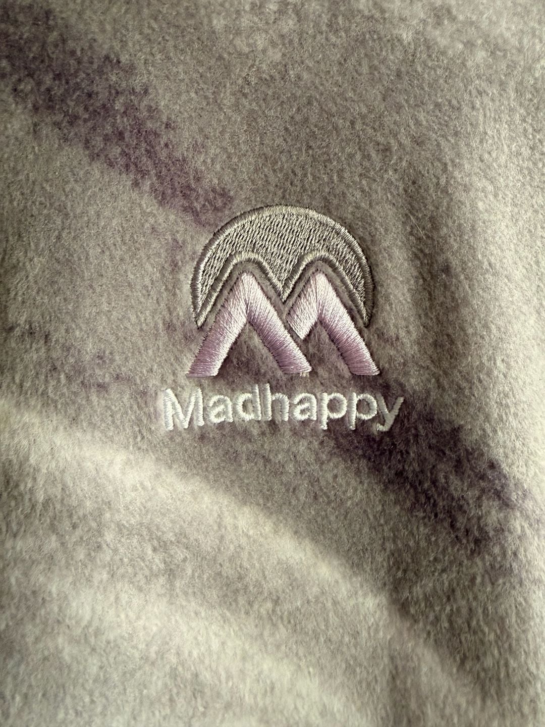 Madhappy Columbia Fleece Hoodie Gray Purple Tie Dye 6