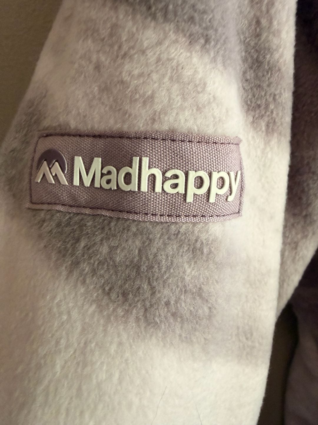 Madhappy Columbia Fleece Hoodie Gray Purple Tie Dye 7