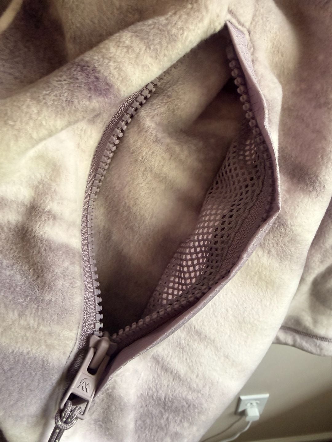 Madhappy Columbia Fleece Hoodie Gray Purple Tie Dye 10