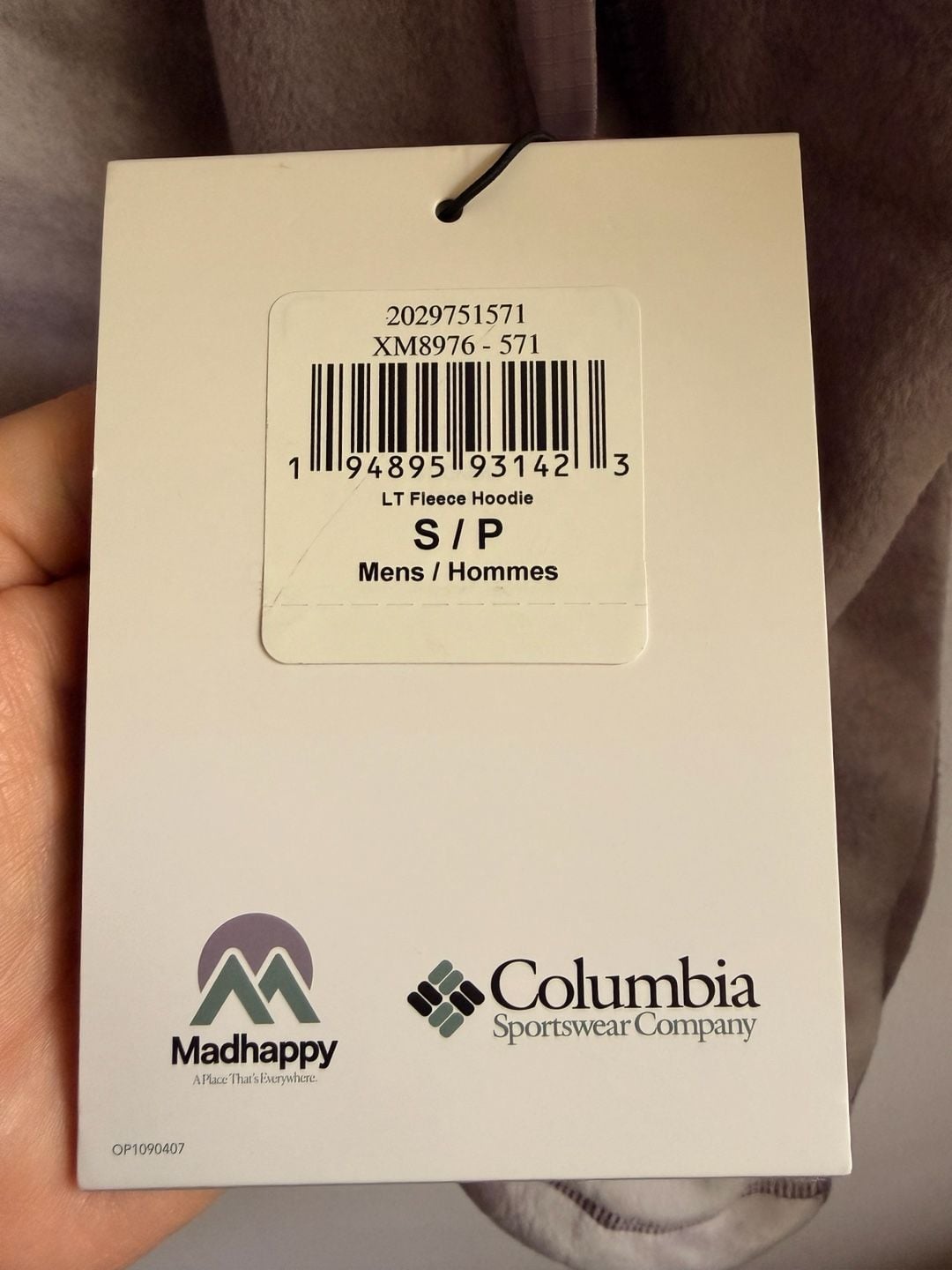 Madhappy Columbia Fleece Hoodie Gray Purple Tie Dye 21