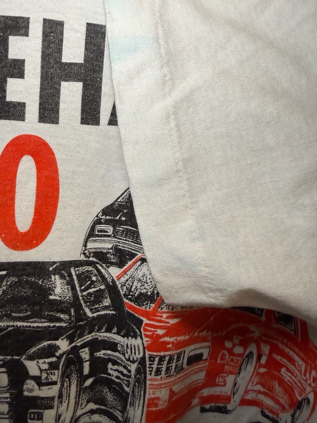 NASCAR DieHard 500 Talladega Superspeedway Size Large White Vintage T-Shirt 7