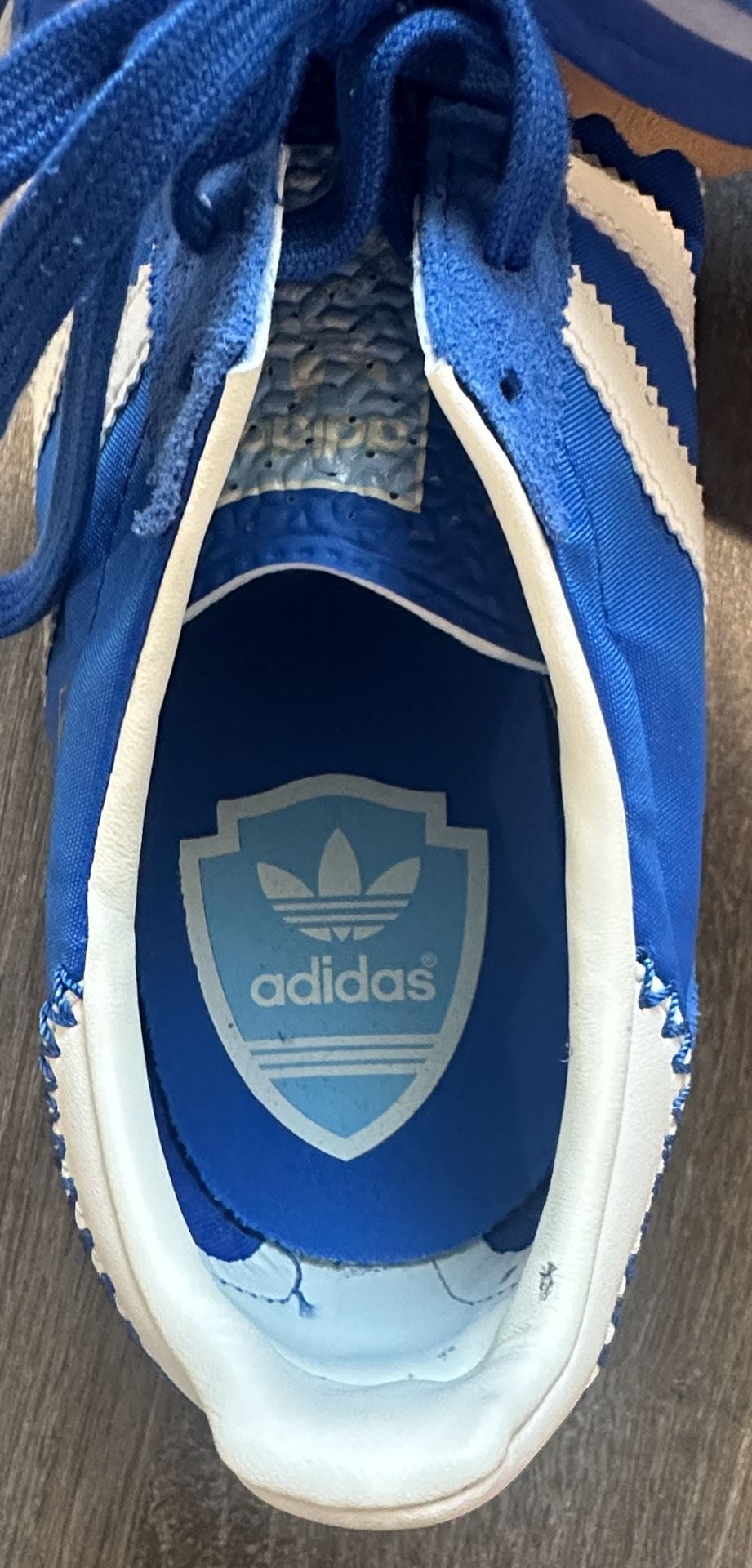 Adidas SL 72 Blue White Sneakers, Men’s 9.5 9