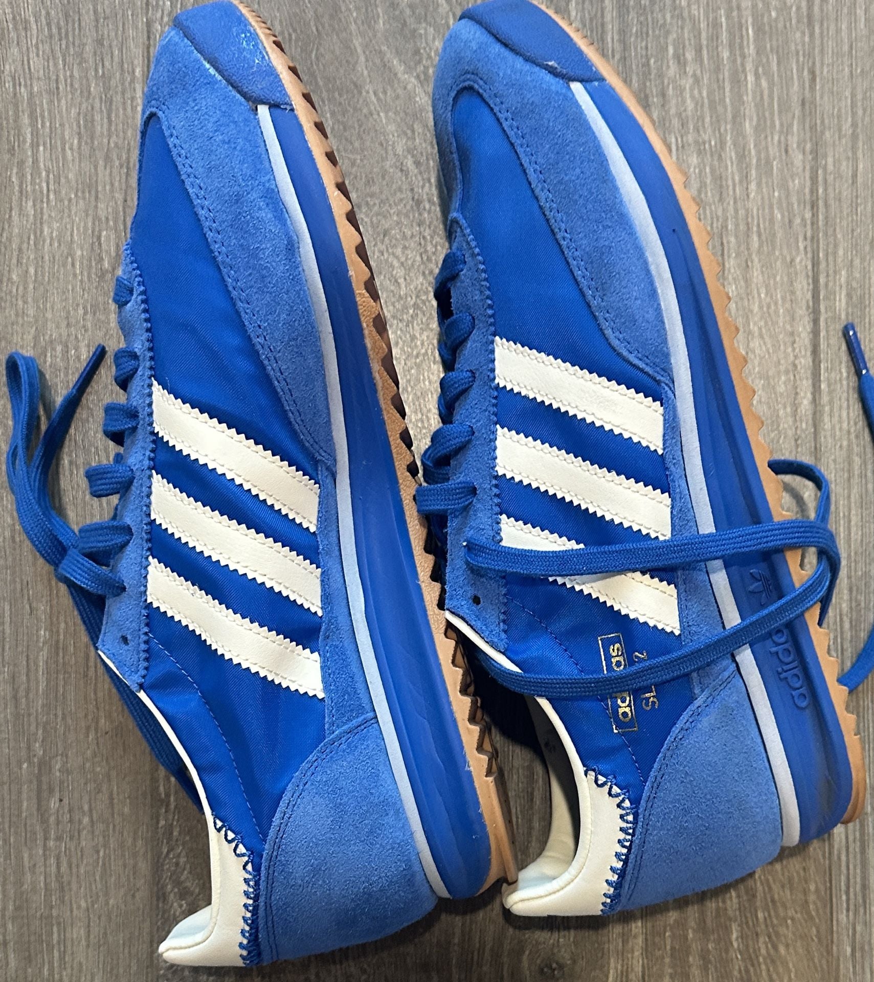 Adidas SL 72 Blue White Sneakers, Men’s 9.5 8