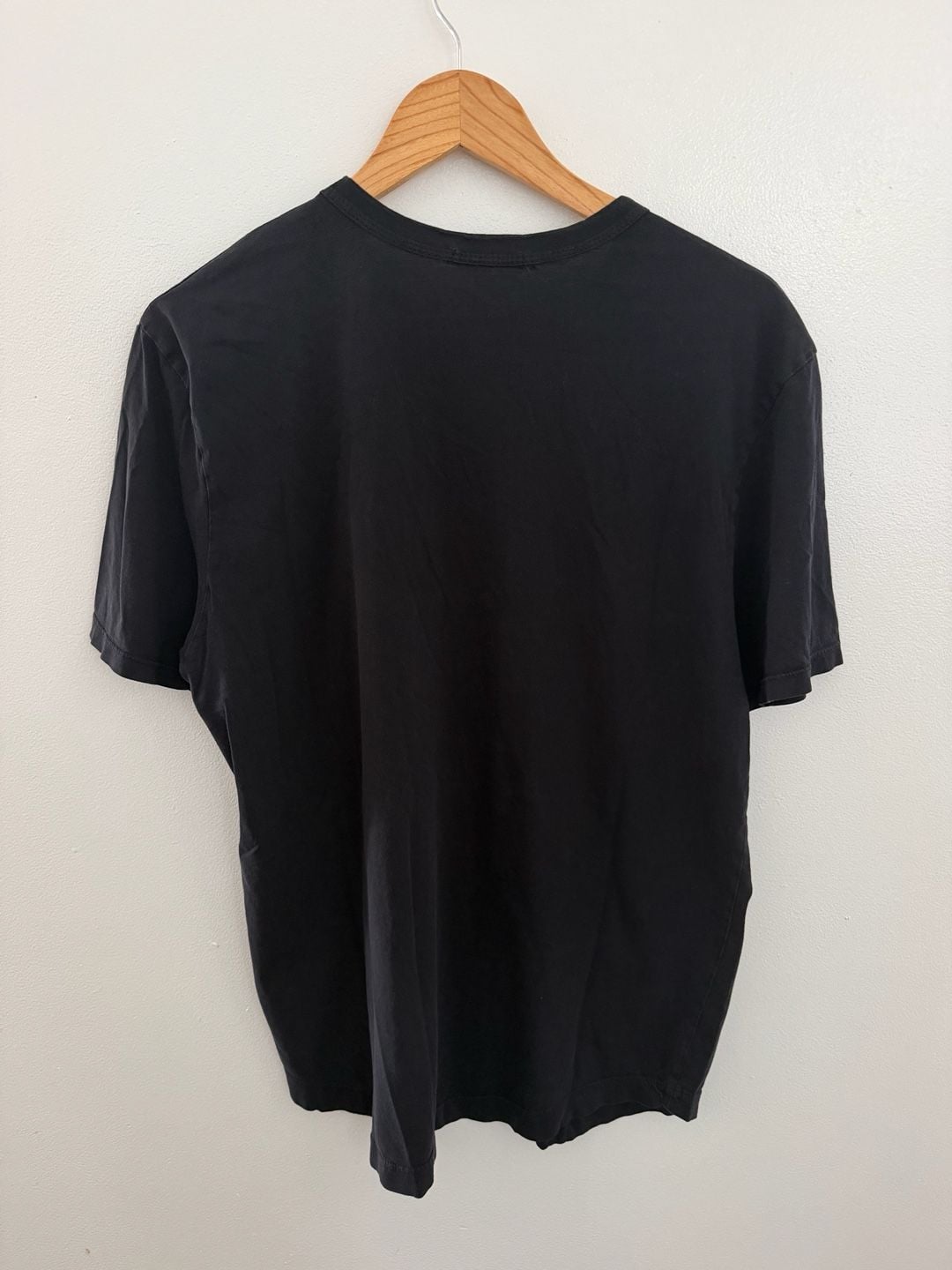 Buck Mason Crew Neck T-Shirt Size L Black Cotton 5