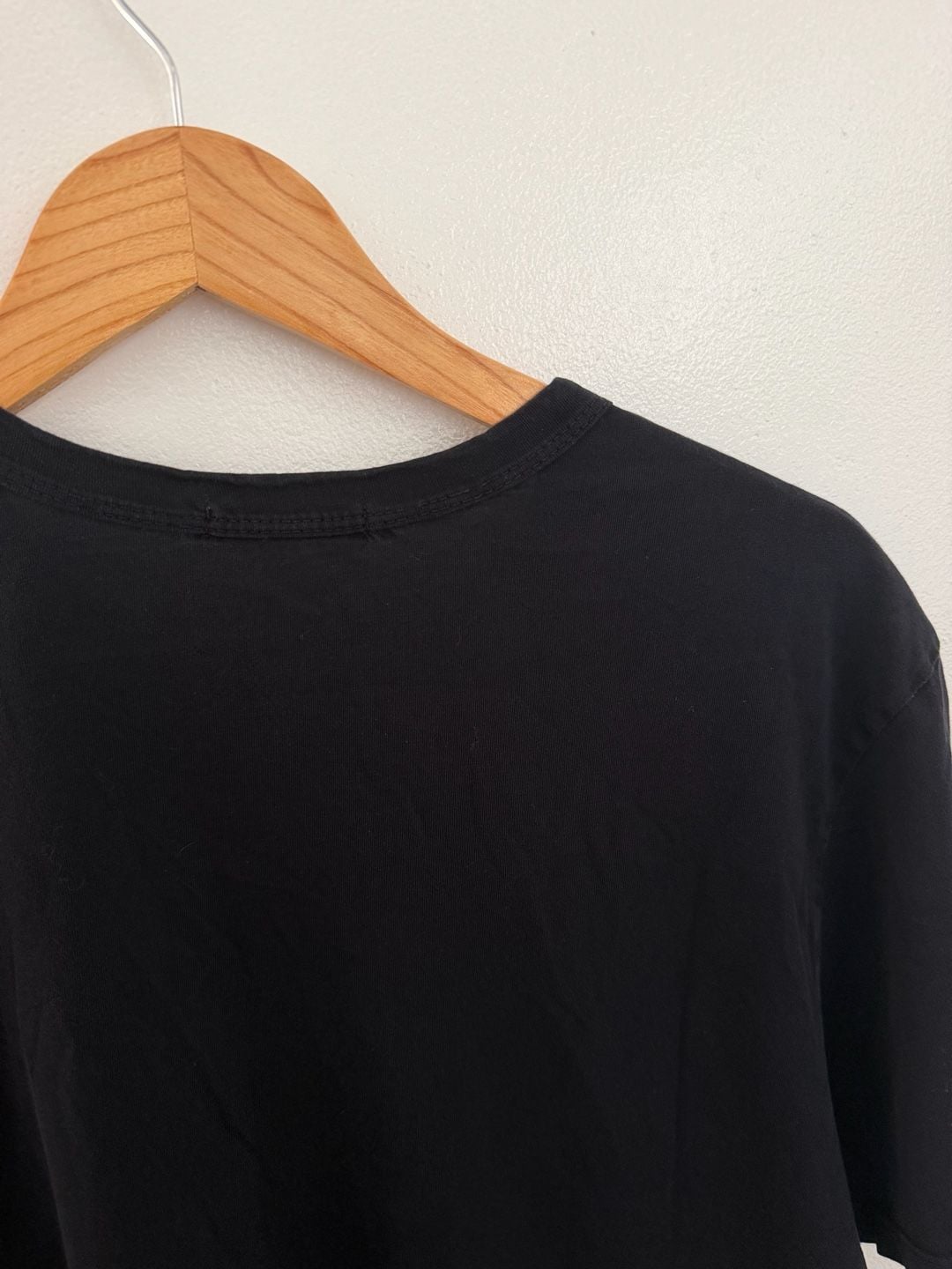 Buck Mason Crew Neck T-Shirt Size L Black Cotton 6