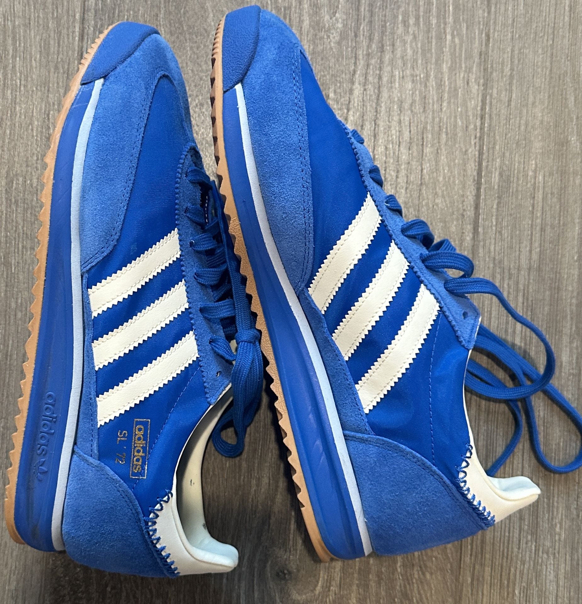 Adidas SL 72 Blue White Sneakers, Men’s 9.5 7