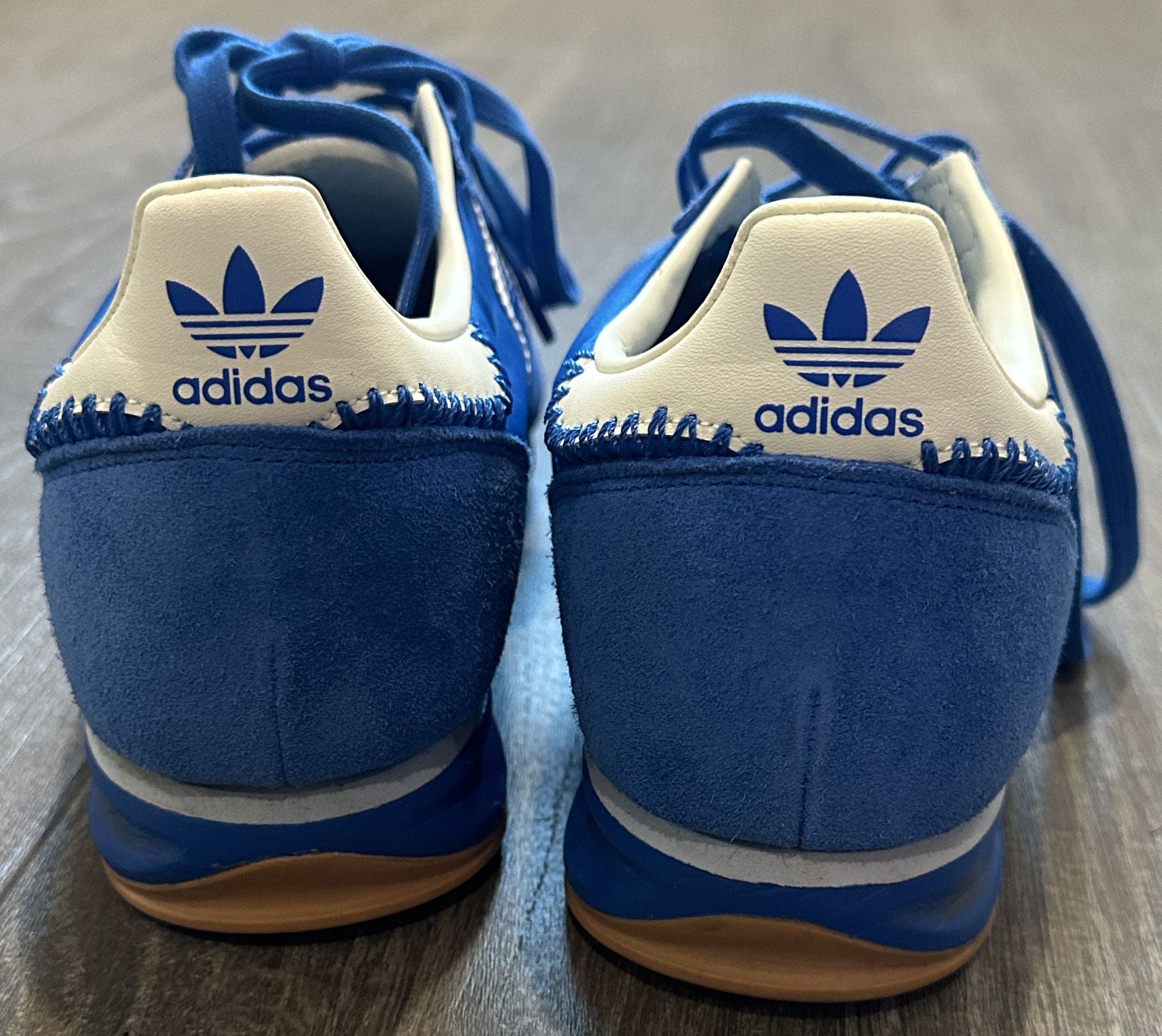 Adidas SL 72 Blue White Sneakers, Men’s 9.5 4
